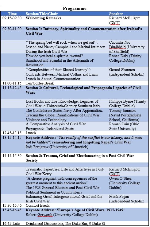 🚨Delighted to release full details for #echoesofwar 1 Day workshop hosted by @RIAdawson 26 April We've a great and fascinatingly varied lineup of speakers. Free and open for anyone to show up on the day, please help spread the word @Centenaries @DkIT_ie echoesofcivilwar.com/news/