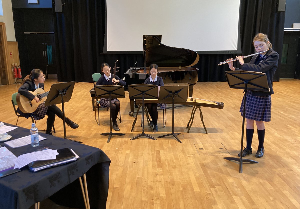 Huge congratulations to seven of our amazing musicians through to Sunday's final of the prestigious Pro Corda Festival. The Lee Trio comprises Isabel (piano), Cherry (flute) & Lilico (violin). The Zheng Quartet is Minerva (erhu), Shaki (guzheng), Gloria (guitar) & Freya (flute).