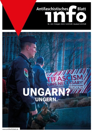 RassismusT's tweet photo. Habt ihr schon das neue AIB? Lohnt sich! Es geht um #Ungarn, #NOEXTRADITION und den Budapest-Komplex, auch ums #AntifaOst-Verfahren..

-> https://t.co/WZTnVuhV0u

#FreeAllAntifas #freethebudapest2 #FreeMaja #FreeIlaria #FreeGabri #FreeTobi https://t.co/3No1rSPsqI