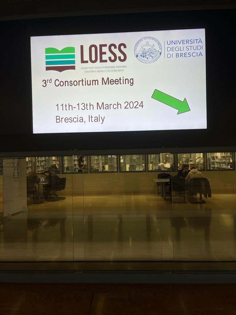 coopcontrovento's tweet photo. Ready for the second day of the LOESS consortium meeting at the University of Brescia!

#LOESS #eusoilmission #horizoneurope #soilhealtheducation #consortiummeeting #unibs https://t.co/Q8w11oHcL1