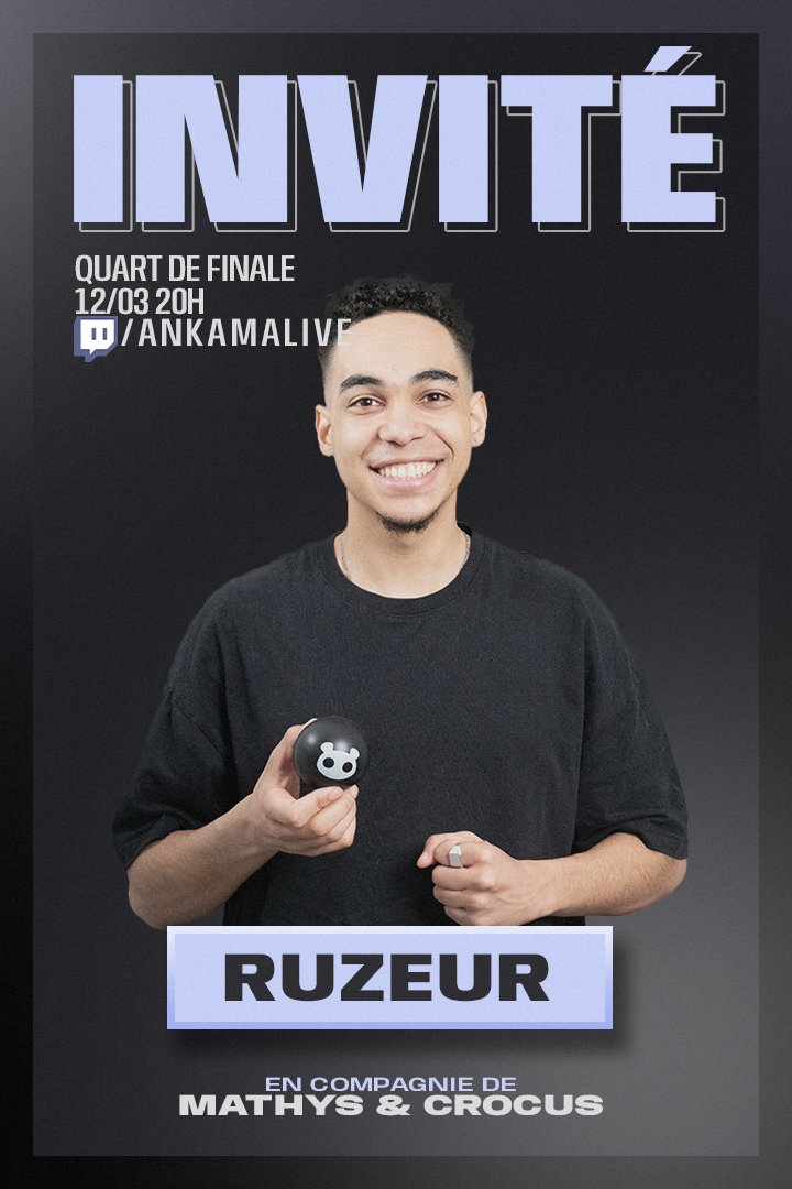 Malheureux éliminé en 8èmes, <a href="/capitaine_ruz/">Dgt-Ruzeur-X</a> nous fait le plaisir d'être notre invité ce soir pour le premier quart de finale de la World Cup !

On compte sur Solary et Gama pour lui proposer du jeu Roublard 💣