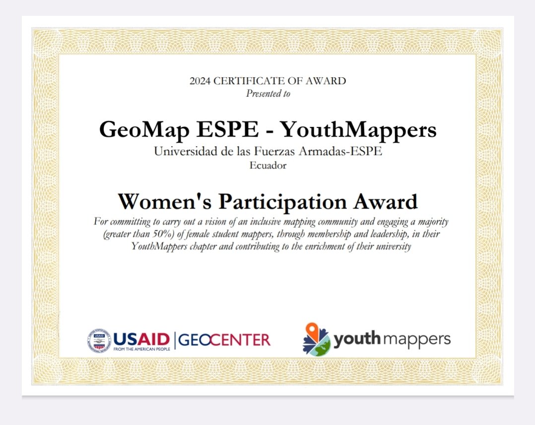 GeoMap ESPE YouthMapper tweet media