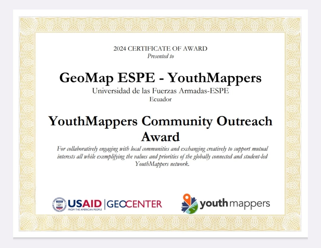 GeoMap ESPE YouthMapper tweet media