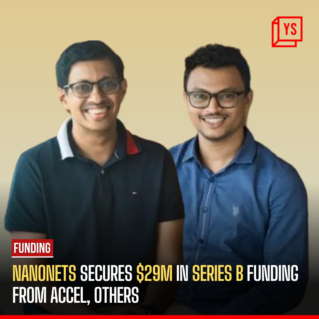 YourStory (@yourstoryco) on Twitter photo #FundingWithYS 💰
💼 Company: <a href="/nanonets/">Nanonets</a>
💸 Funding: $29 million
⚡ Round: Series B
👥 Investors: <a href="/Accel/">Accel</a> and existing investors <a href="/ElevCap/">Elevation Capital</a>, <a href="/ycombinator/">Y Combinator</a>, and others.
Read at 👇
yourstory.com/2024/03/workfl…
by <a href="/bhuvsss/">Bhuvana Kamath</a> | <a href="/sarthak_jain/">Sarthak Jain</a> <a href="/PJuvatkar/">Prathamesh Juvatkar</a> #FundingWithYS 💰
💼 Company: <a href="/nanonets/">Nanonets</a>
💸 Funding: $29 million
⚡ Round: Series B
👥 Investors: <a href="/Accel/">Accel</a> and existing investors <a href="/ElevCap/">Elevation Capital</a>, <a href="/ycombinator/">Y Combinator</a>, and others.
Read at 👇
yourstory.com/2024/03/workfl…
by <a href="/bhuvsss/">Bhuvana Kamath</a> | <a href="/sarthak_jain/">Sarthak Jain</a> <a href="/PJuvatkar/">Prathamesh Juvatkar</a>