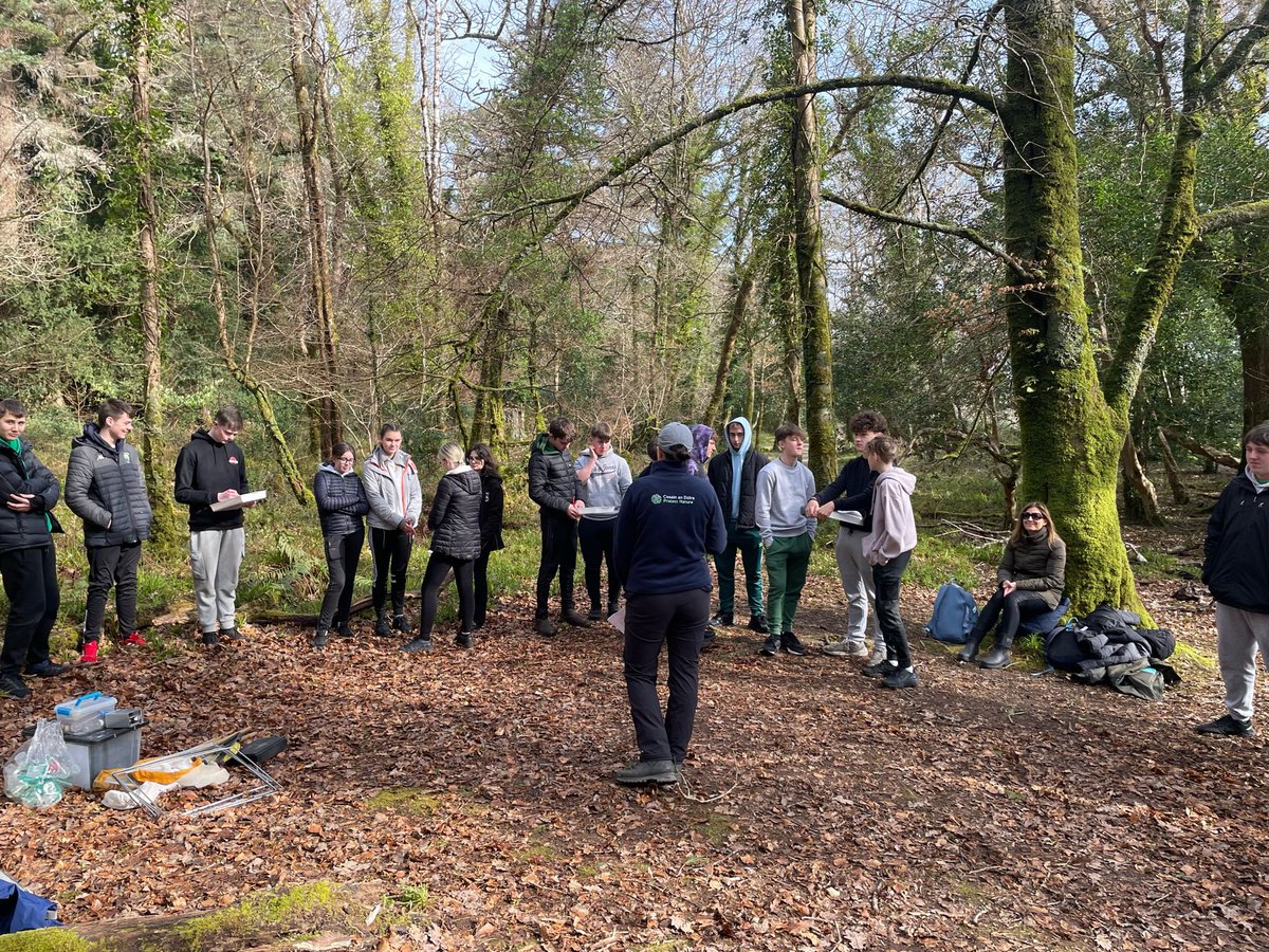 Junior Cycle Science students were at one with nature as they explored the flora and fauna of Killarney National Park . Through quantitative and qualitative methods they measured and identified the wide variety of native and non-native species . #excellenceineducation