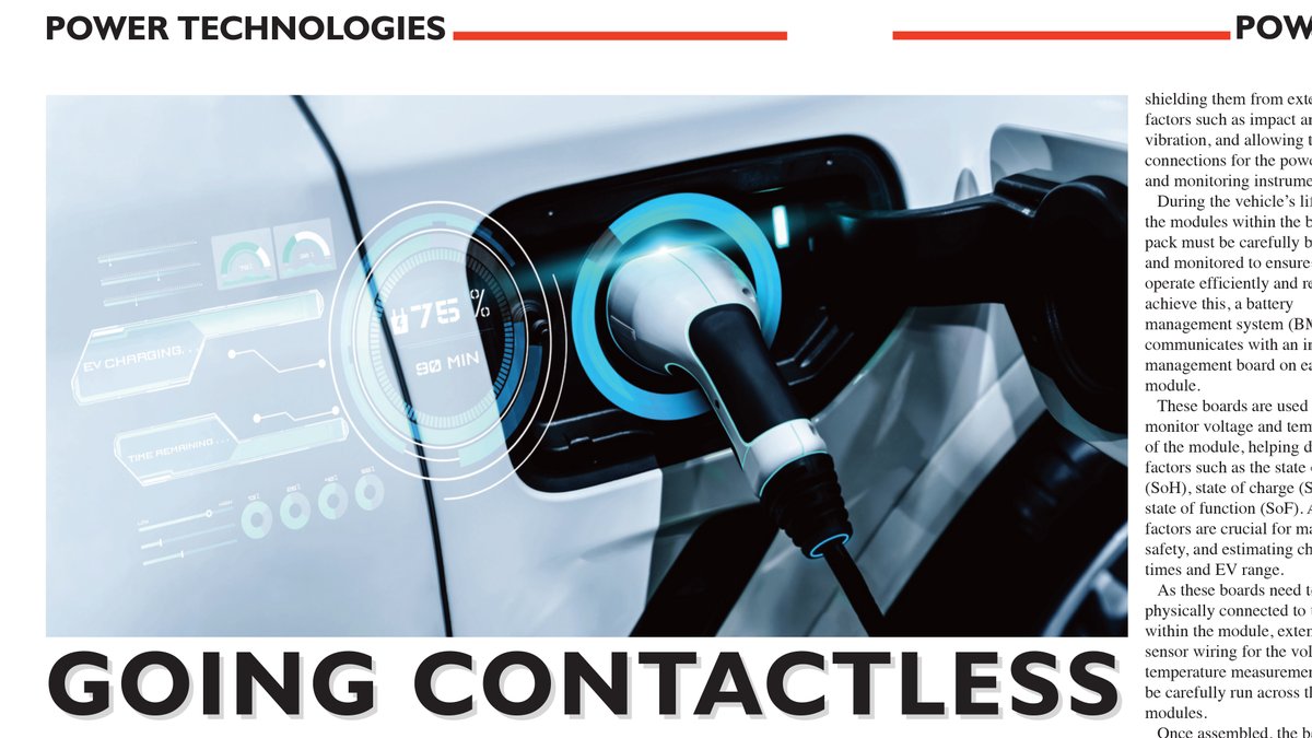 New article published in @velectronicsmag. Dukosi’s CTO Joel Sylvester gives an overview of today’s battery development & explains why contactless on-cell monitoring could be the next step for automotive battery design. 👉 Learn more (pdf page 13): vehicle-electronics.biz/sites/default/…