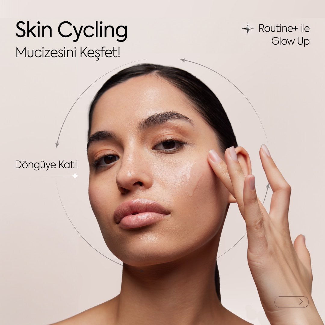 RoutinePlus's tweet image. 🌜 Geceyi yenilemeyle geçirin! #RoutinePlus Skin Cycling ile cilt onarımınızı güçlendirin, nemlendirin ve sabaha karşı canlı bir ciltle uyanın. #CiltYenilenmesi