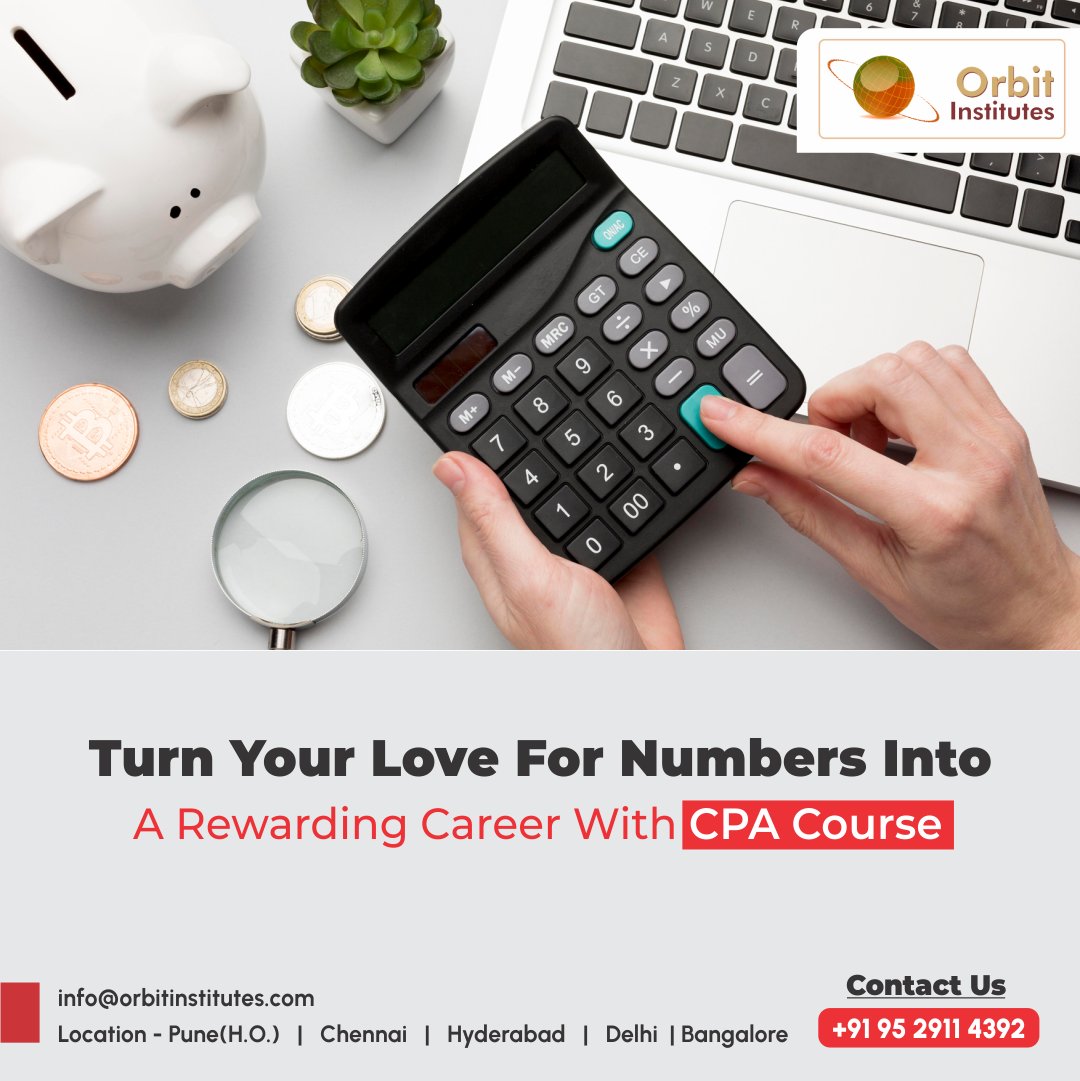 OrbitInstitutes's tweet photo. Passionate about numbers? Elevate your career with the CPA course! Unlock doors in accounting and finance. #CareerGrowth https://t.co/1pP2nJIzXH