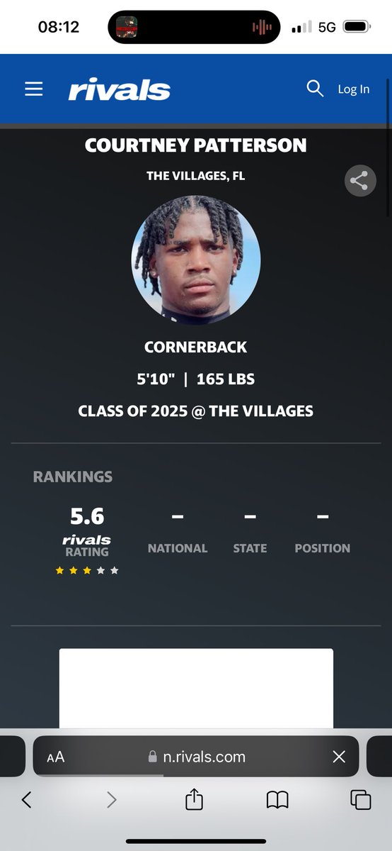 Blessed to be ranked on @Rivals a 3 ⭐️ @JohnGarcia_Jr @KiddRyno_Rivals @SouthFLExpress