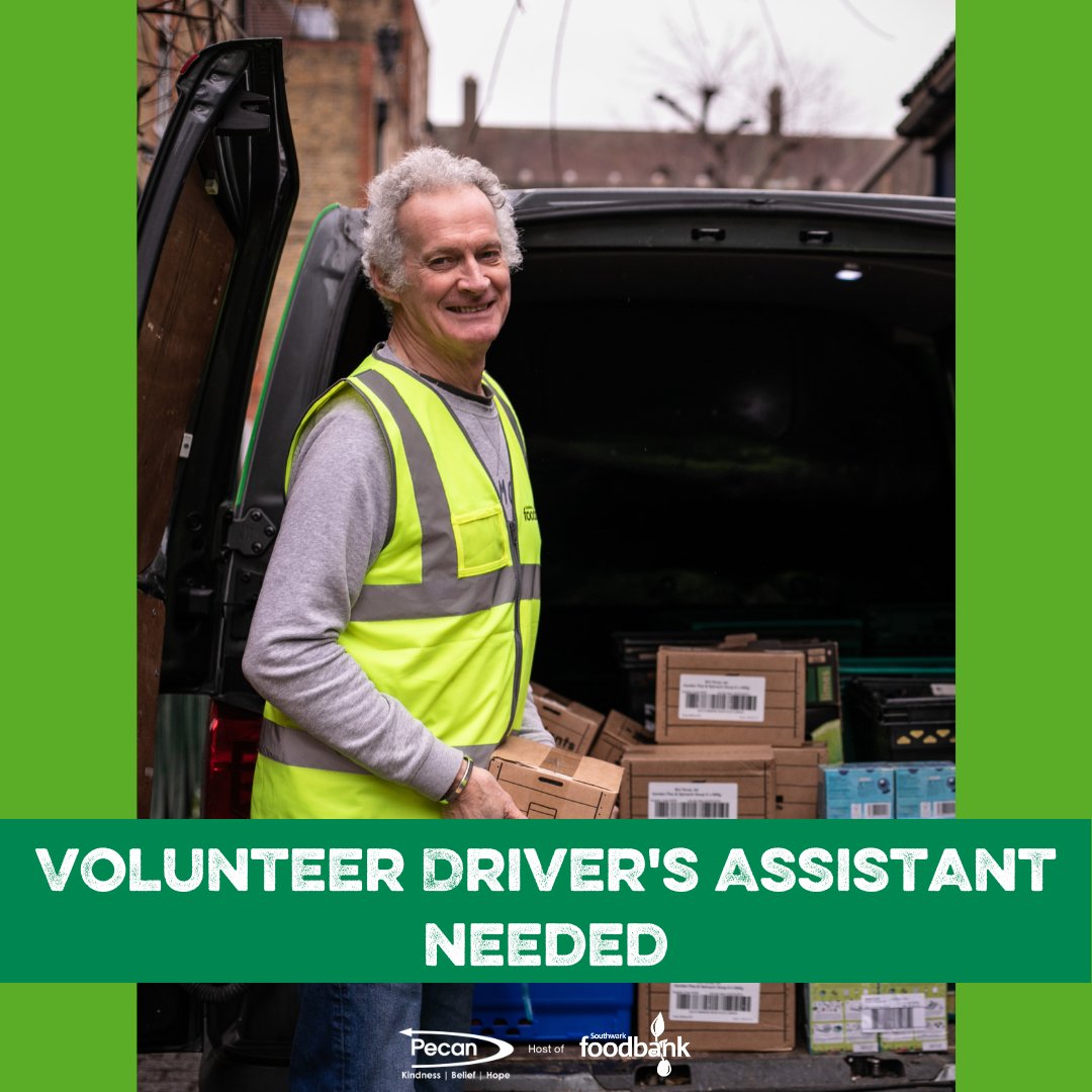 🚚Join our mission! 🌟Southwark Foodbank needs a Volunteer Driver's Assistant to help us serve our community. If you're ready to make a difference, apply now! volunteer.trusselltrust.org/opportunities/… #Volunteer #CommunitySupport #SouthwarkFoodbank