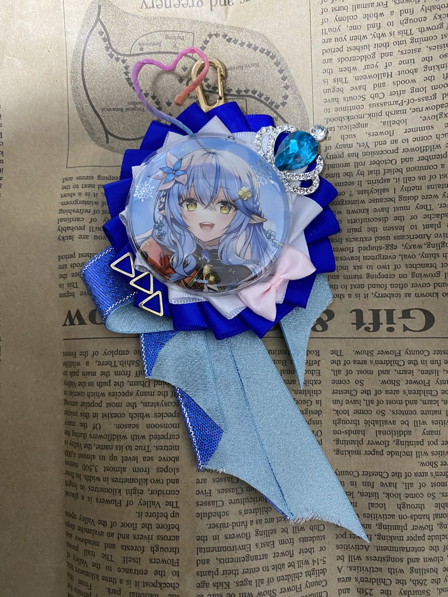 EXPOに持っていく痛バ用にブライト衣装をモチーフにしたラミィちゃんの