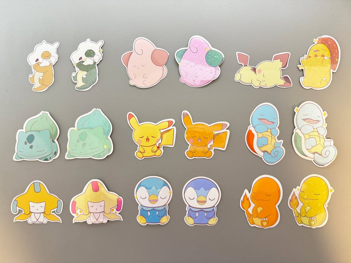 daviwavi's tweet photo. These cute Pokemon stickers are cheaper than the zarude tickets https://t.co/WrWYK5xMy1 #pokemongo #PokemonHorizons #PokemonLegendsZA #pokemongofest2024 https://t.co/ZFKbtJaqO8