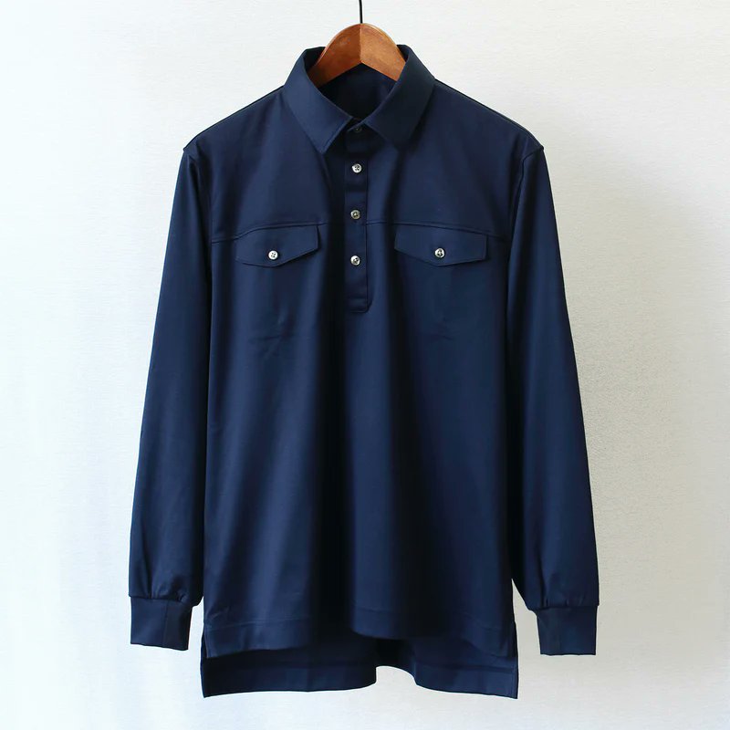 circlelabo_EN's tweet photo. Supima cotton shines,
Mercerized twice, now divine,✨
Spring's elegance, mine.🌸 

Double Mercerized Supima Cotton Flap Pocket Interlock Shirt
https://t.co/Cas028WyRP
https://t.co/UairWkcSau

#quietluxury #craftedinjapan #circlelabo #haiku https://t.co/BhNdb8dUuz