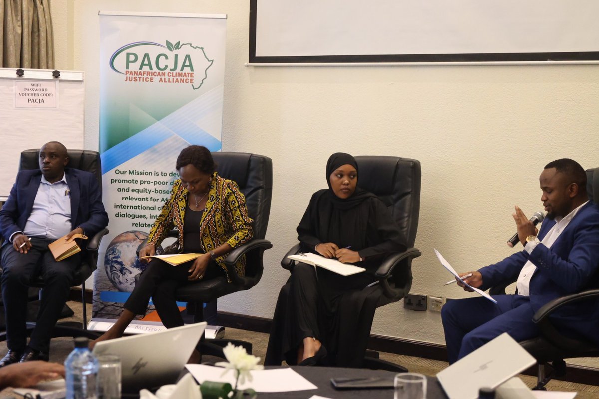 Proud moment as our Nairobi Summer School on Climate Justice alumni, who were among the panelists at the @PACJA1 & @NANHRI40 event this morning, showcased the lasting impact of our school. Their insights echoed the urgency to address climate injustice. #NSSCJ4 @PACJA1