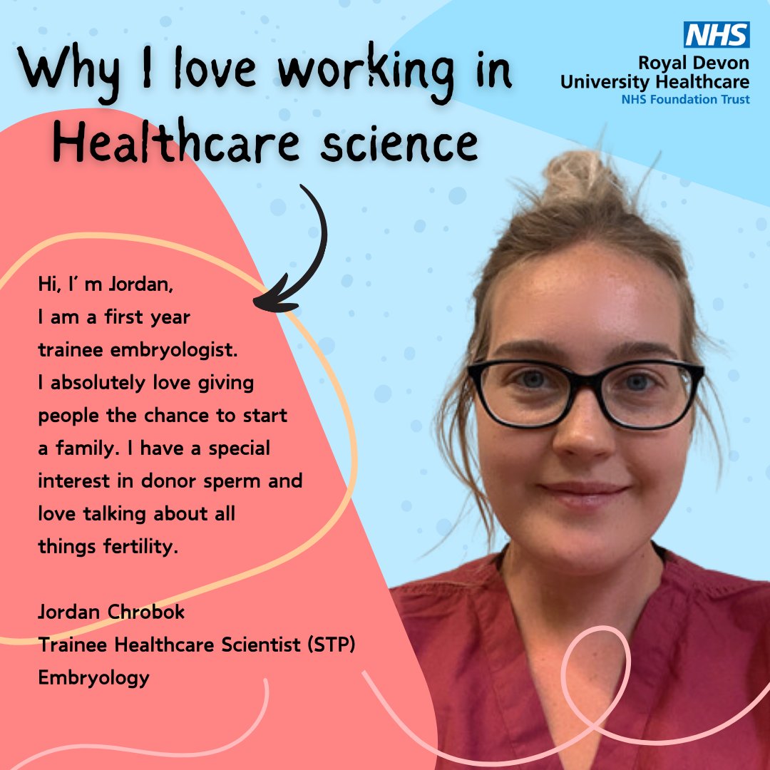 This week we'll hear from our healthcare scientists about what makes their job special. You can find out more about working in healthcare science at Royal Devon here: ow.ly/JfFK50QR6bc #HealthcareScienceWeek2024