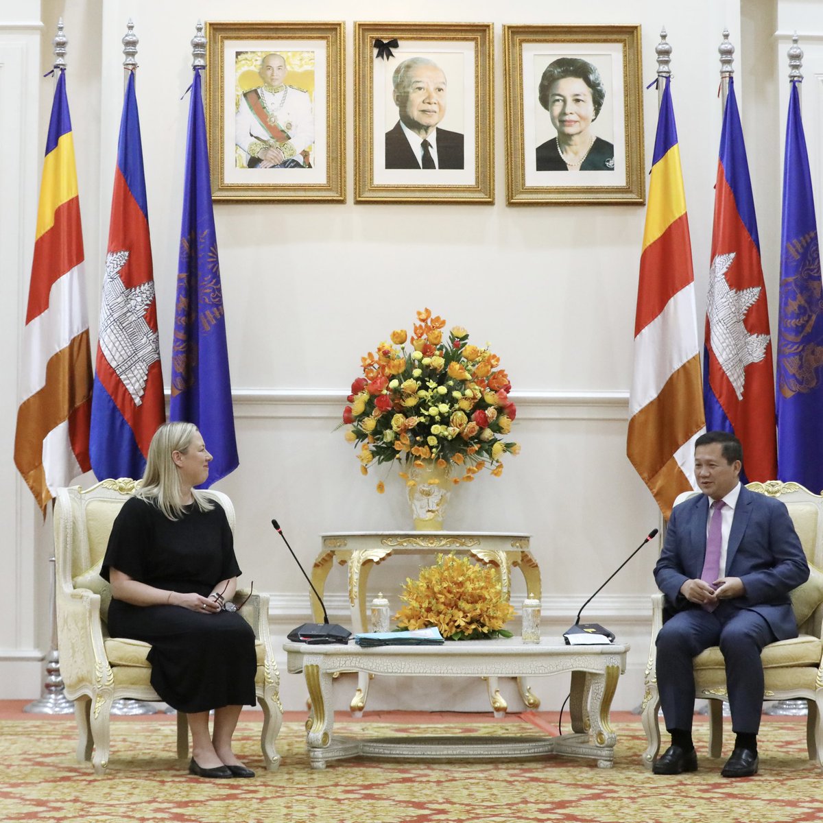 Jutta Urpilainen (@juttaurpilainen) on Twitter photo Cambodia is a precious ally in defending rules-based multilateralism. Thank you <a href="/Dr_Hunmanet_PM/">Samdech Thipadei HUN MANET</a>.
We discussed regional integration, 🇰🇭 upcoming LDC graduation and factors attracting sustainable 🇪🇺 investments – including human rights and good governance. Cambodia is a precious ally in defending rules-based multilateralism. Thank you <a href="/Dr_Hunmanet_PM/">Samdech Thipadei HUN MANET</a>.
We discussed regional integration, 🇰🇭 upcoming LDC graduation and factors attracting sustainable 🇪🇺 investments – including human rights and good governance.