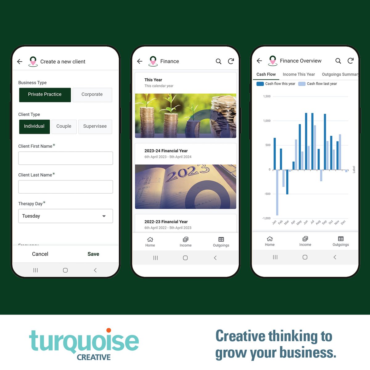 📷 EXCITING NEWS! 📷
Turquoise Creative is thrilled to announce our partnership with the Grounded App, revolutionising therapy practice management!
Start your FREE Trial now and experience the difference.
Contact Grounded today! buff.ly/3SEVSqZ