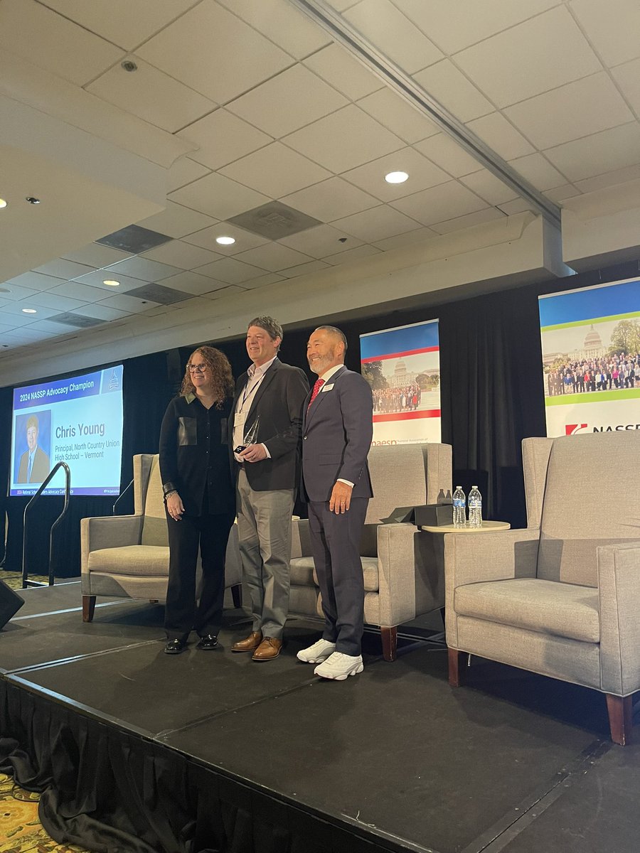 WeAreNPA's tweet photo. Congratulations to Chris Young on winning the 2024 NASSP Advocacy Champion of the Year! 🔥👏

#PrincipalsAdvocate https://t.co/TKveJhI9tR