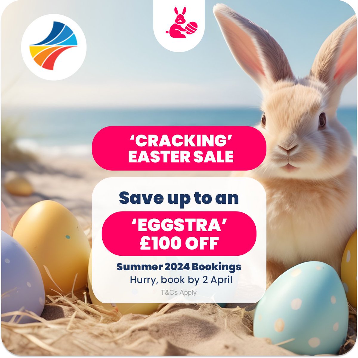 🐰🌸  'CRACKING' Easter sale now on for package holidays to Bulgaria, courtesy of @BalkanHolidays. 

👉 Discount amount: £100 per booking on package holidays to Bulgaria (flights to Bourgas Airport), using voucher code: EGG100

🔗 balkanholidays.co.uk

#FlyLondonSouthend