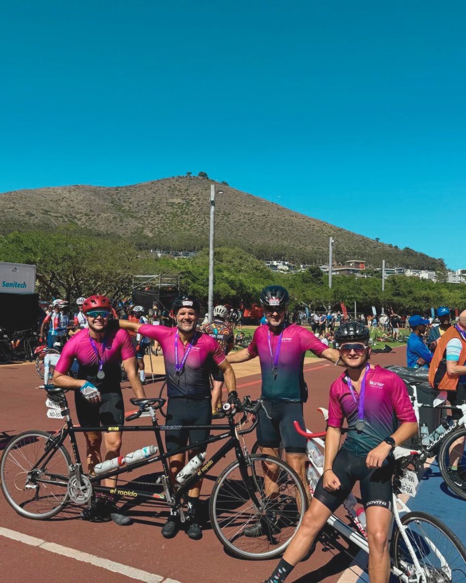 Under the picturesque backdrop of the Mother City’s sun and perfect conditions, our Barker brothers, @rhettbarker7 &amp; @lloydibarker &amp; sons celebrated another cycling milestone together at the 2024 Cape Town Cycle Tour on Sunday, 10th March 🚴‍♂️💯❤️

#teambarker #capetowncycletour