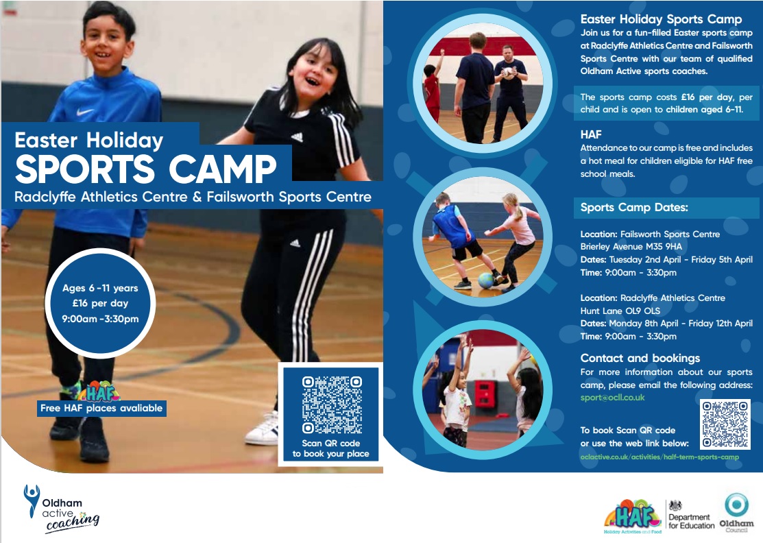 Have a look at the different camps having over the Easter break!