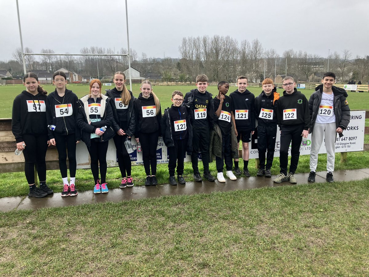 Well done to all of our S1 & S2 pupils competing in today’s cross country event! Many of the pupils were representing the school for the first time - super proud 💚⭐️💜🏃🏻‍♀️🏃🏽‍♂️Thanks to @mrmaccorquodale for organising 👏🏼