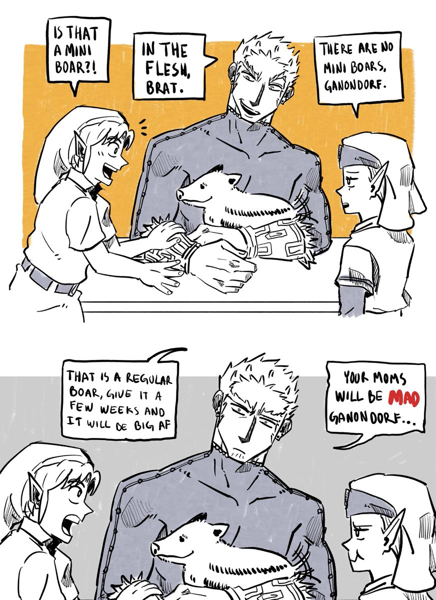 Silly prince Ganondorf AU 