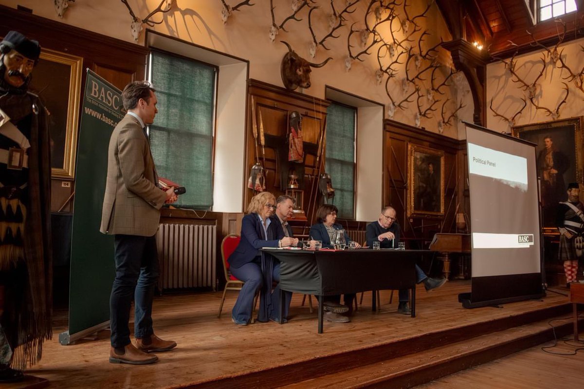 BASCScotland's tweet photo. 💥 BASC Scotland Gamekeepers’ Day

Thanks to Minister @JimFairlieLogie, @Rachael2Win, @murdo_fraser and Councillor Claire McLaren for attending yesterday for a lively panel debate.

We welcome your continued support.

#gamekeepersday #bascscotland https://t.co/J4vQiKlG4H