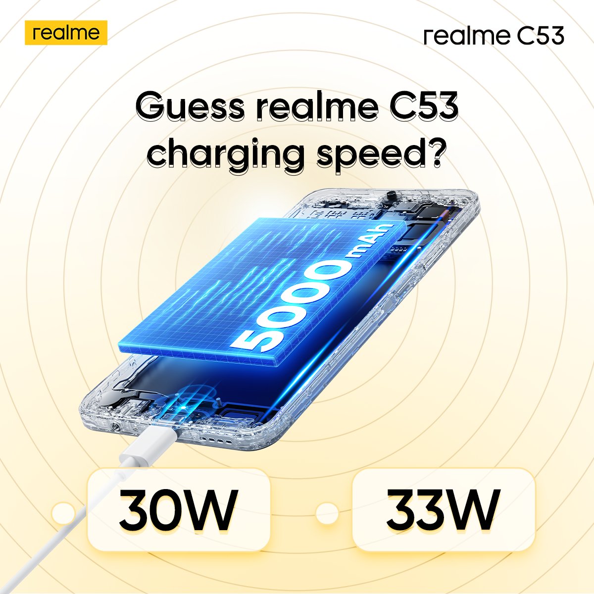 Guess realme C53 champion charging speed? #realmeC53 #realme #realmeKenya #ChampionCharge
