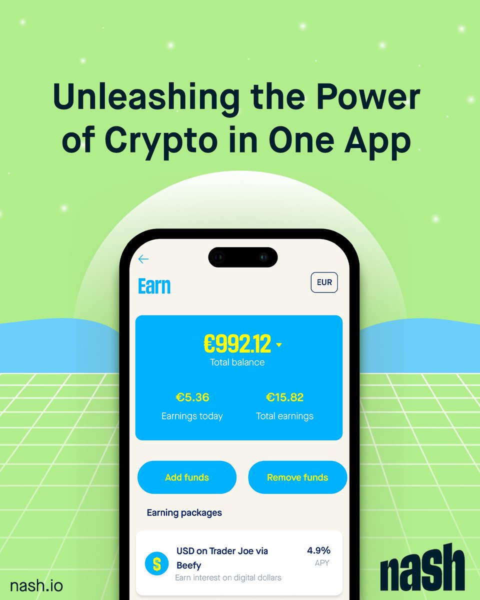 Dive into the world of cryptocurrency with Nash, your all-in-one app that simplifies and secures your digital asset management. Nash combines a user-friendly interface with powerful tools, offering seamless access to buying, selling, and exchanging crypto, alongside earning…