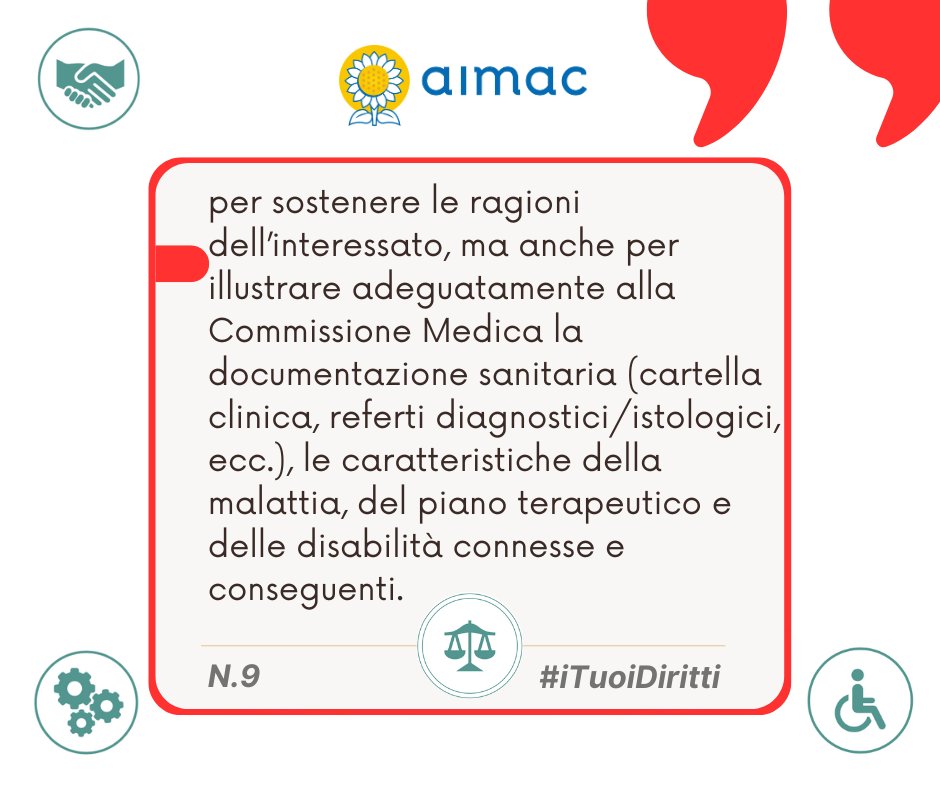 ⚖️ Nuovo appuntamento con la rubrica #iTuoiDiritti, dedicata ai diritti dei malati di cancro! Se vuoi approfondire, scarica gratuitamente il nostro libretto “I diritti del malato di cancro”: bit.ly/3Htv9qn #cancro #tumore #diritti #dirittinpillole #handicap