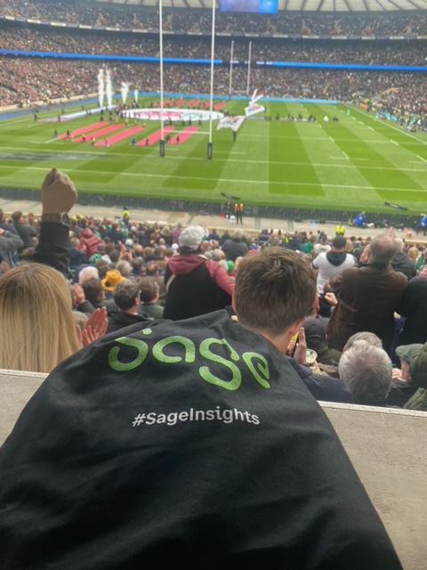 accorduk's tweet photo. Our deepest thanks to @sageuk for an unforgettable #ENGvIRE experience at Twickenham! 

82,000 fans, electric atmosphere, and the presence of legend Chris Robshaw made watching England's thrilling 23-22 victory truly special 🏉
#GuinnessM6N #SixNations https://t.co/1WSCBX3wQl