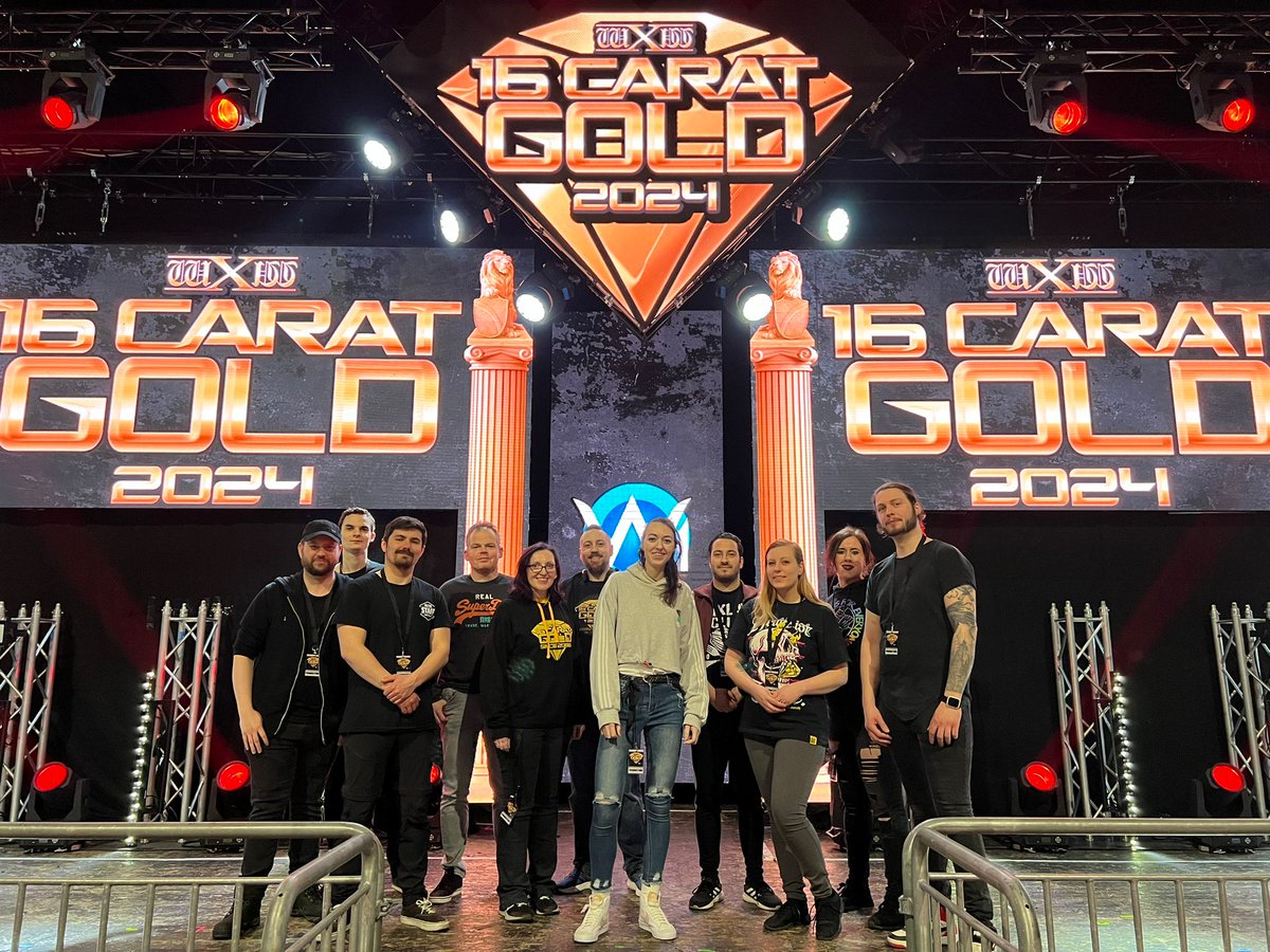 Trust me, there's no hyperbole here: this is the best production team in indy wrestling today. #wXw16Carat