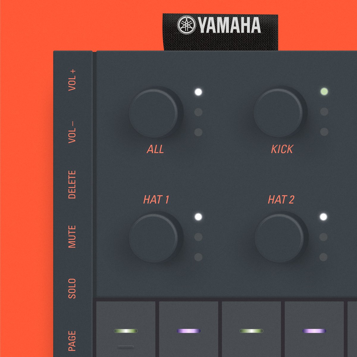 Illustrated the dark version of the Yamaha SEQTRAK in <a href="/figma/">Figma</a> ✨