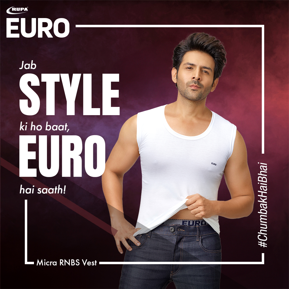 Kyun settle karein, jab Euro ke saath style unlimited hai? 💁‍♀

Visit eurofashions.in for more Men's Vest collections.

#StyleUnlimited #Euro #EuroFashionlnners #RupaEuro #Fashion #KartikAaryan #Trending #Style