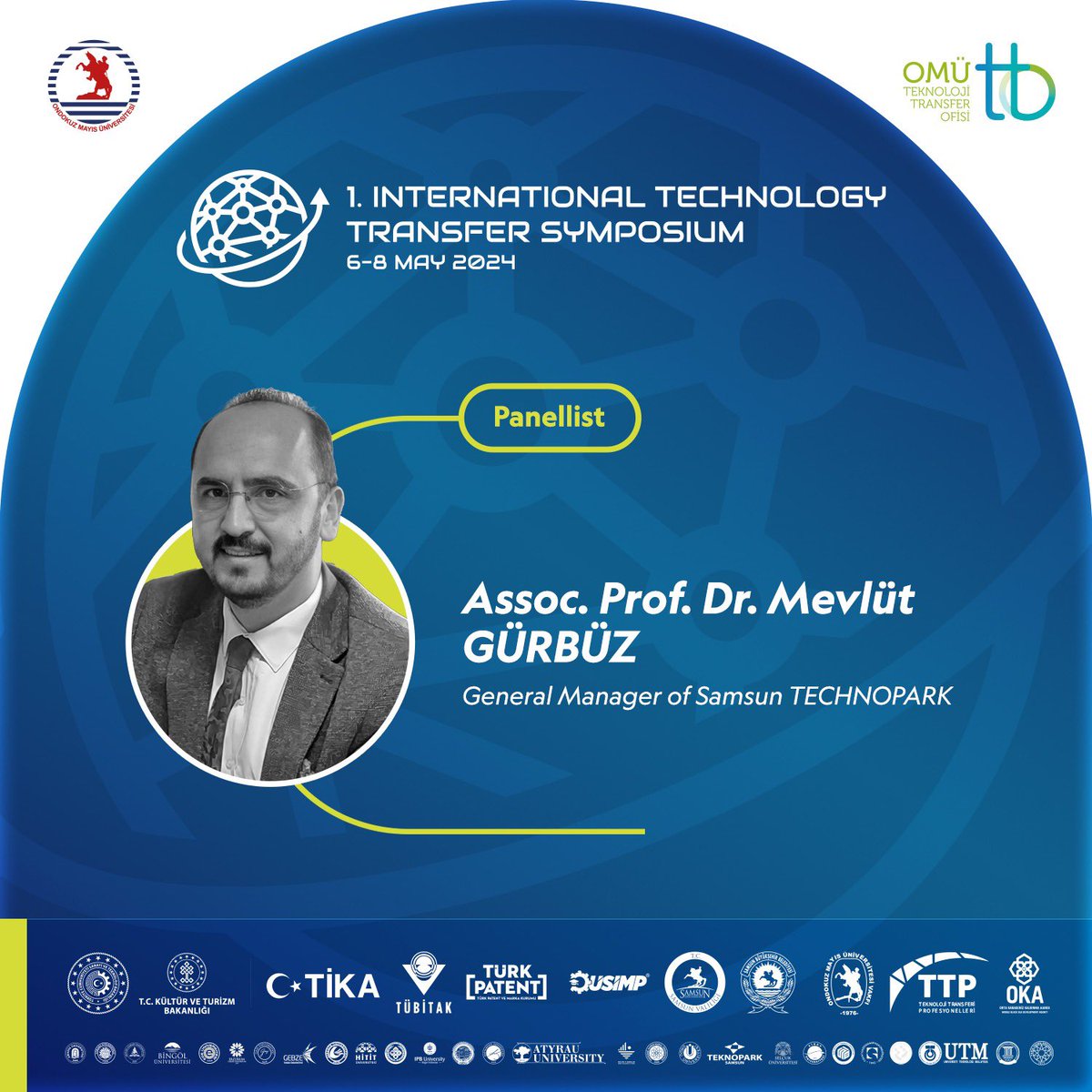 itets_2024's tweet image. 🌟The best in the field🌟⬇️

1️⃣Assoc. Prof. Dr. Mevlüt GÜRBÜZ (General Manager of Samsun TECHNOPARK)

#itets #omütto #technologysymposium#technologytransferoffice #omü #türkpatent #tübitak #aselsan #havelsan #usimp #amasyaüniversitesi #artvinçoruhüniversitesi #ankaraüniversitesi