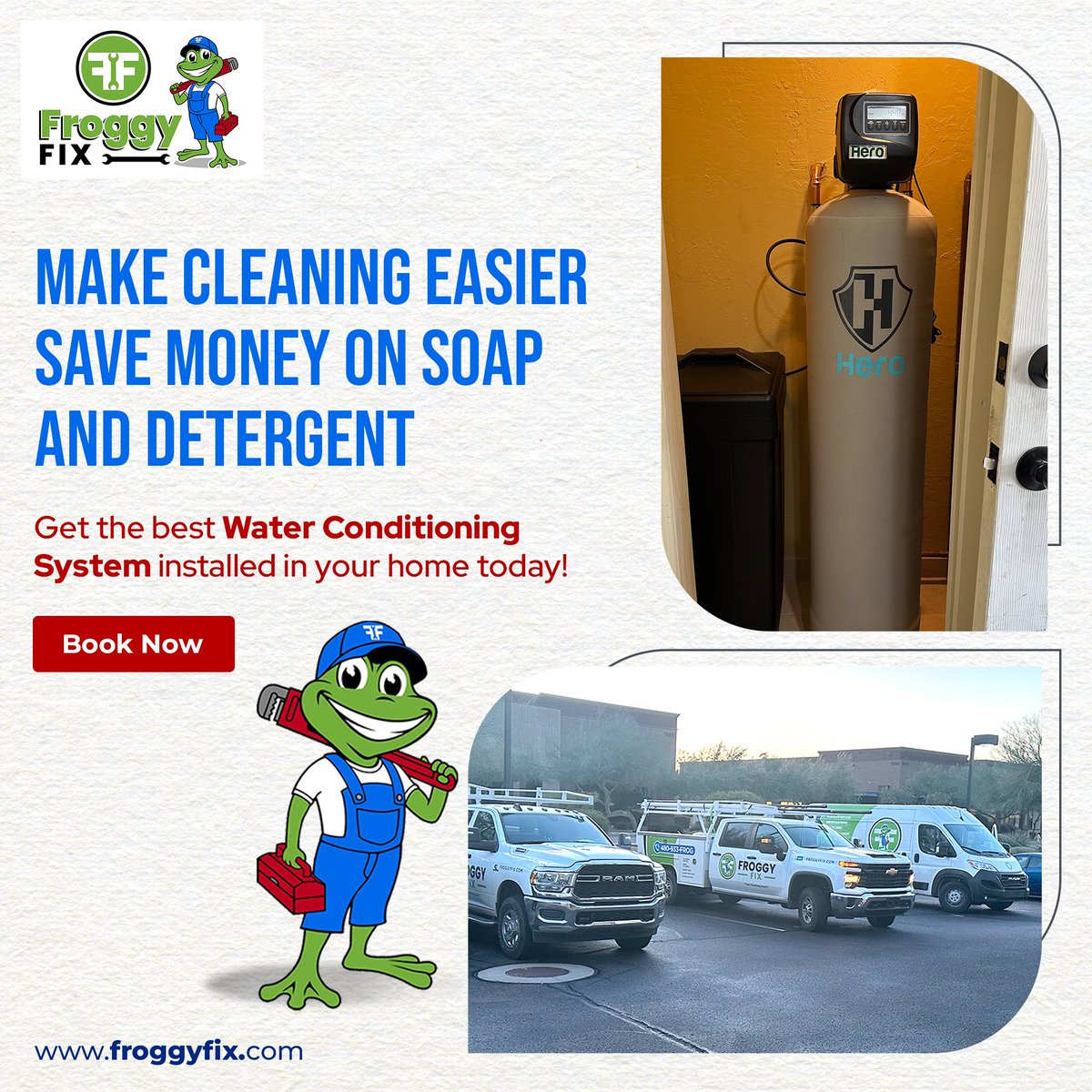 froggyfix's tweet photo. Tired of hard water ruining your clothes, dishes, and skin? Then you need a water conditioning system from Froggy Fix🐸. A water conditioning system softens your water, reduces scale buildup, and saves you money on soap and detergent.

👉visit https://t.co/rHdreYYWIh to book now! https://t.co/5EuKdn9FGA