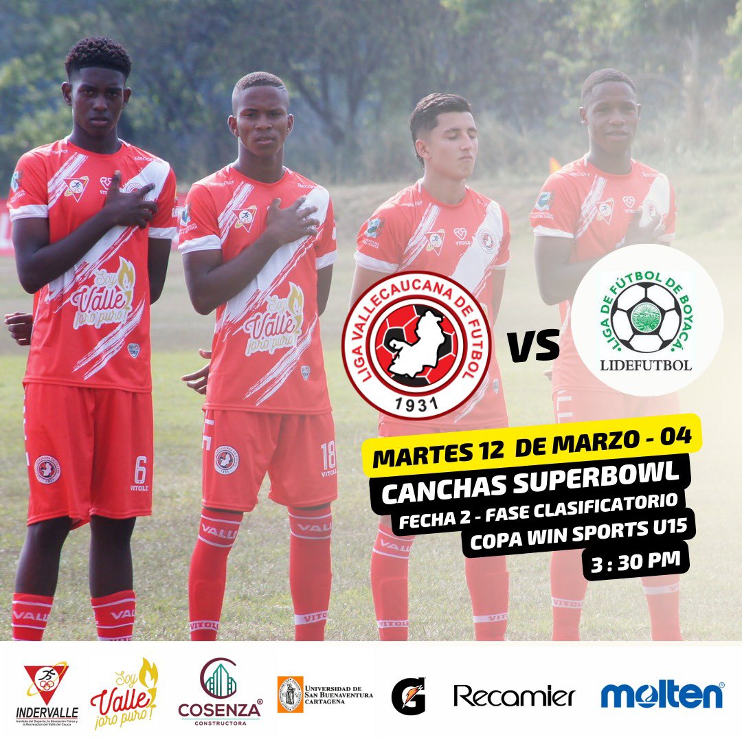 lifutbolvalle's tweet photo. Sigue🔝
Todos somos Valle
⚽️ #sub15masculina #valledelcauca
#Difutbol
Copa Win Sports https://t.co/p07F0cCaH1