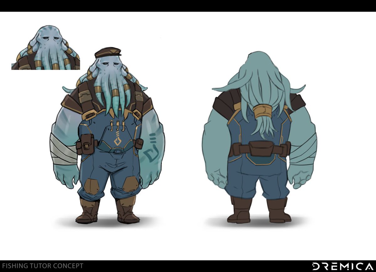 We're currently on a 2 week sprint to get combat finished - then move onto a 2 week sprint for skilling for <a href="/DremicaOfficial/">Dremica</a>, ready for next months Alpha test 🔥

Townhall in just over 1 hour (2pm UTC) at discord.gg/moonsama

Here's NPC "Wet Willy" getting modelled today.