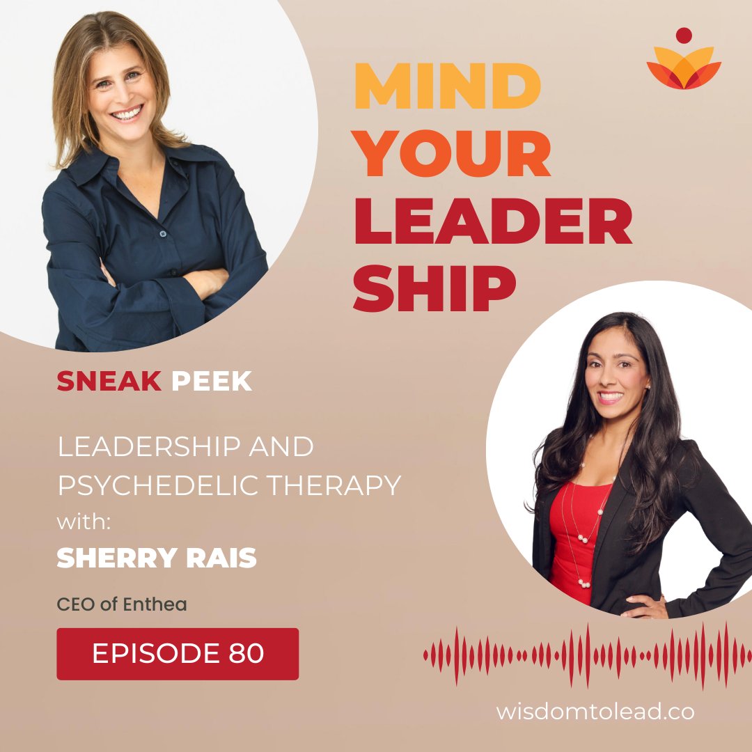 Sneak Peek Alert! 
Explore the groundbreaking world of psychedelic-assisted therapy in our upcoming podcast episode with Sherry Rais! youtu.be/nOVX4eick3w

#PsychedelicTherapy #mindfullywiseleadership #Mindyourleadership #Wisdomtolead #Mindfulleadership #Leadership