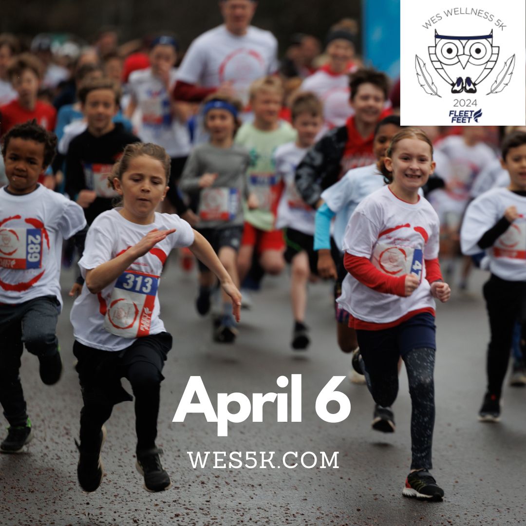 WES Wellness 5k is here!  Join the fun and Sign up at Worthington5k.com today! <a href="/wcsdistrict/">Worthington Schools</a> <a href="/WESOwls/">WES Owls</a>