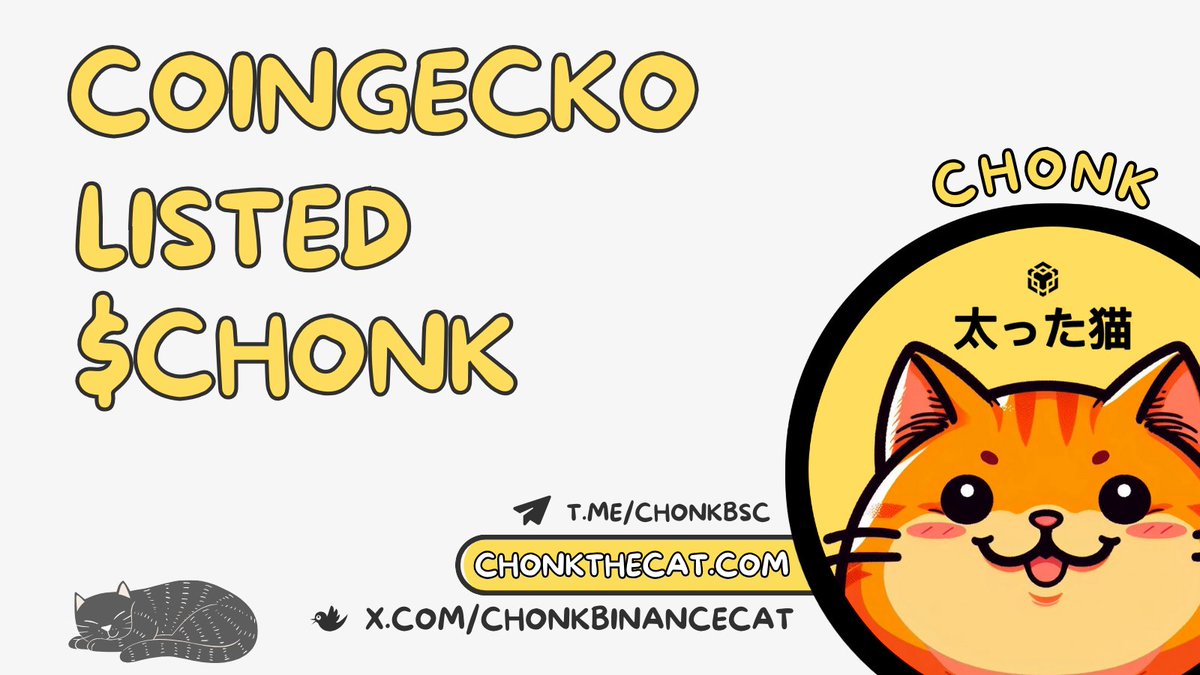 Would love to see $CHONK the cat with some #Binance  merch. 
Definitely <a href="/ChonkBinanceCat/">CHONK - The Binance Cat</a>  is supporting this movement and #BSC chain!
#memecoins 
0x501d423a828e62f9d331b3a4ee4a7efb1ea40228