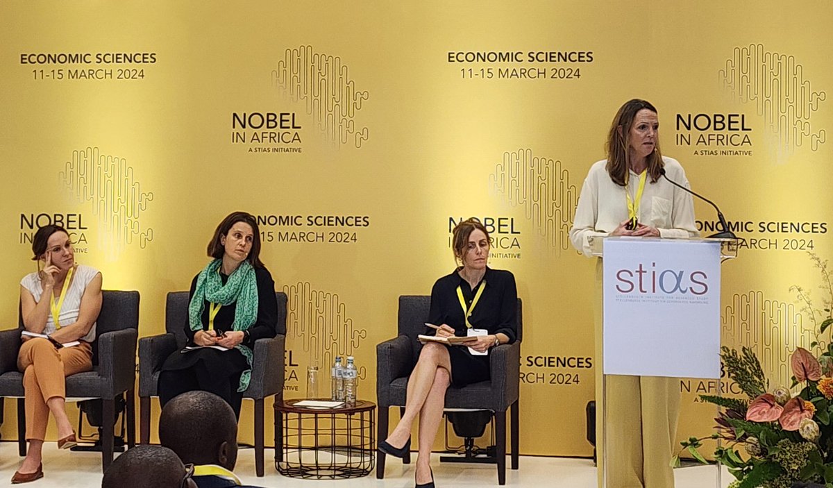 Appalling lack of gender diversity in panels at the Nobel symposium on development economics 😂