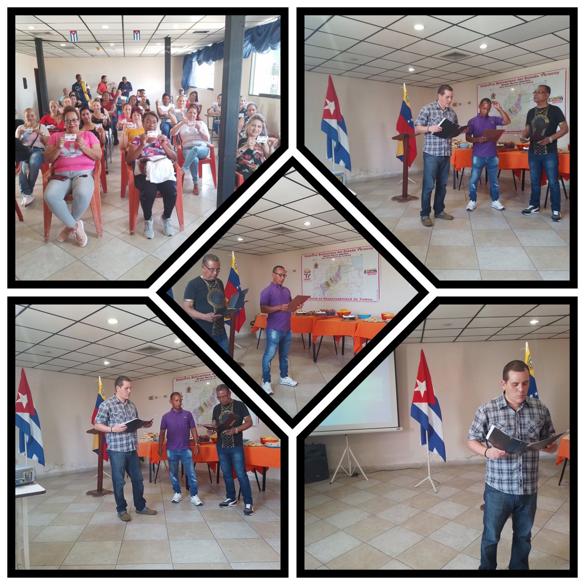 Cuando en un pueblo pelean los hombres y pueden pelear las mujeres, ese pueblo es invencible. Se realiza acto en la coordinación del estado Yaracuy por el día 8 de marzo Día Internacional de la Mujer.
#CubaPorLaVida 💎
#MujeresEnRevolución 💎
<a href="/cubacooperaven/">Misión Médica Cubana en Venezuela</a> 💎
<a href="/georgeltu1987/">Jorge L. Velázquez</a> 💎