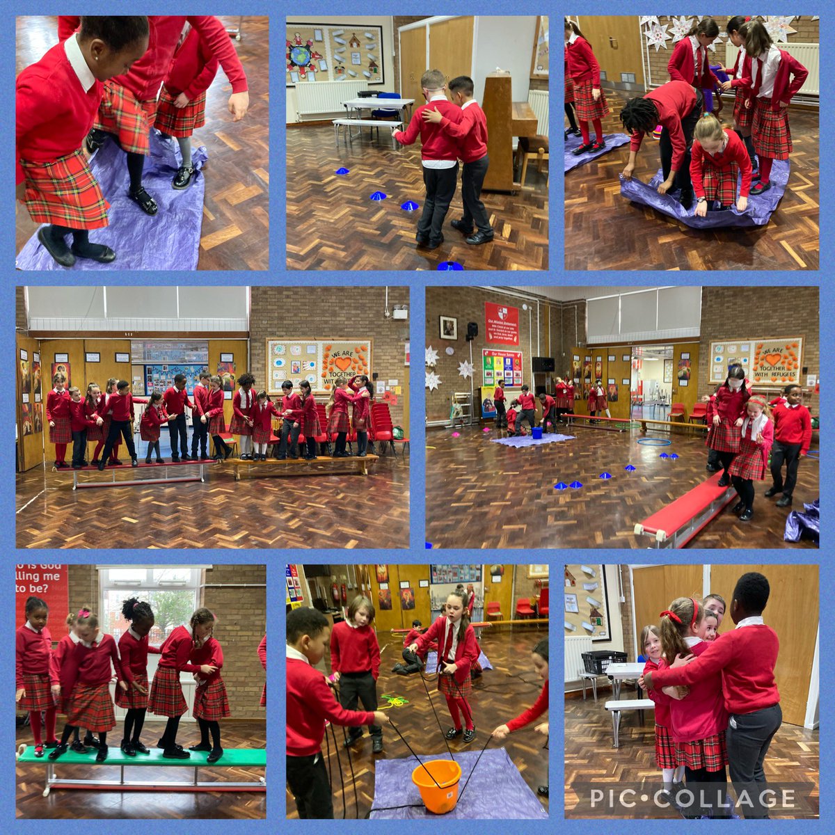 A fantastic morning @StGerardsBham delivering OAA lessons to Y3 & Y4 for staff CPD. The children demonstrated fantastic communication,teamwork and problem solving skills to complete the different challenges. Well done!