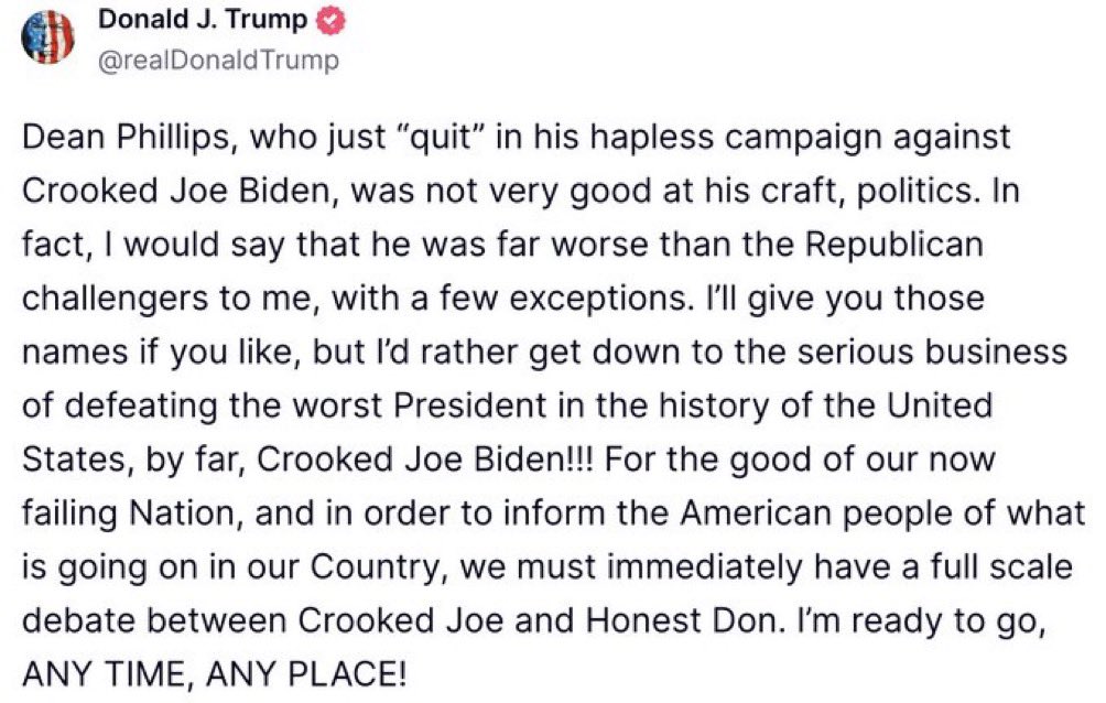 Crooked Joe vs Honest Don 2024!