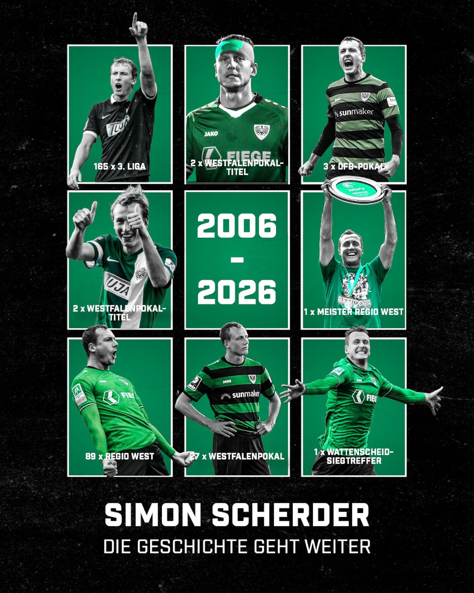 2️⃣0️⃣0️⃣6️⃣ - 2️⃣0️⃣2️⃣6️⃣ – Die Geschichte geht weiter ⚫⚪💚 #scp06
___
scpreussen-muenster.de/news/20-jahre-…