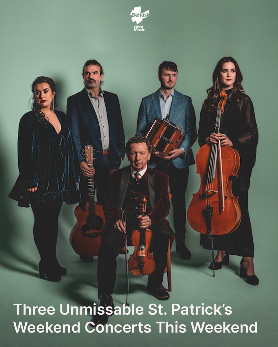 This St. Patrick's Music Weekend - 15-17th March - Belfast TradFest will host three unmissable concerts featuring some of the very best acts across Irish and Scottish Traditional music 🎶☘️

(1/9)