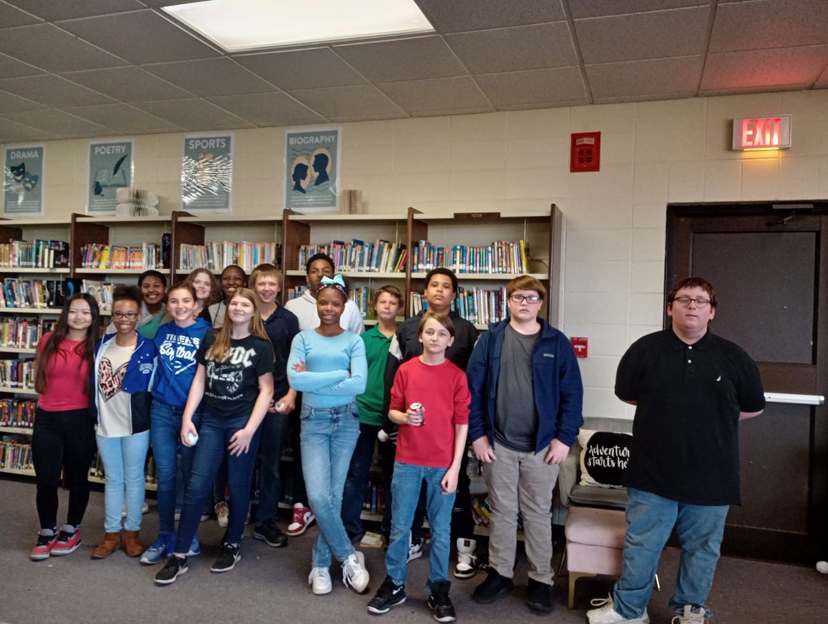 CMS ss enjoyed their reading reward yesterday for meeting the Bundle up with a Good Book Challenge. They ate yummy desserts, had an indoor snowball fight, and played all kinds of games. <a href="/misskpatterson/">Krista Patterson</a> <a href="/TCBOE_CMS/">Childersburg Middle School</a> <a href="/jesse_hooks/">Jesse Hooks</a> <a href="/MrRoberson08/">Mr. Rob8</a> #Tweetoftheweek #CMSThePlacetoBe