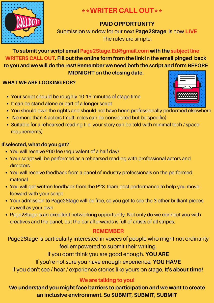 Page2Stage Edinburgh tweet media